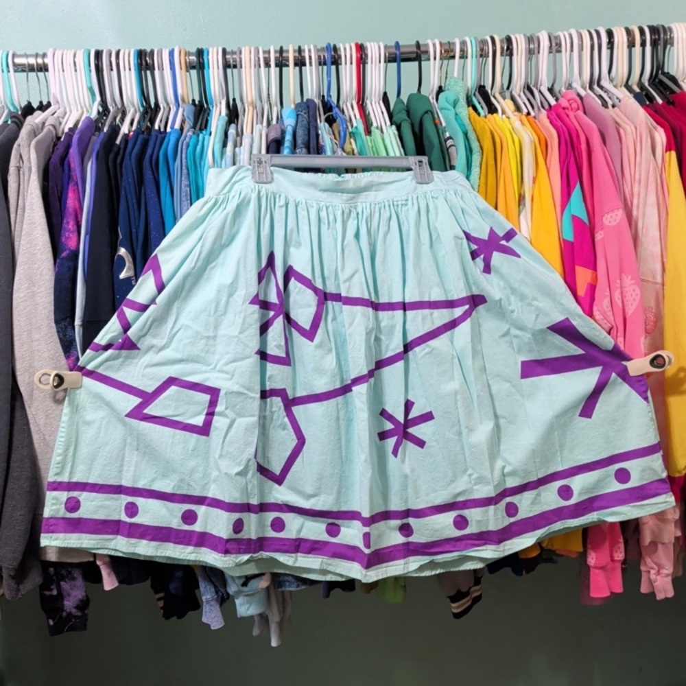 Disney parks dress shop Alice in wonderland teacup attraction skirt 1X
